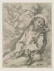 São Francisco Consolado por um Anjo Musical