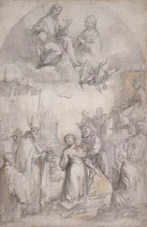 A Última Comunhão e Martírio de Santa Lúcia