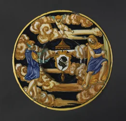 Placa com as Armas da Família Pucci, 1532.