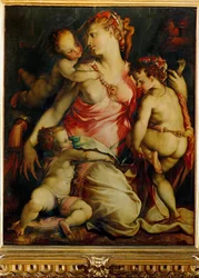 Caridade (pintura sobre madeira)