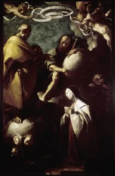 A Visão de Santa Teresa de Ávila (óleo sobre tela