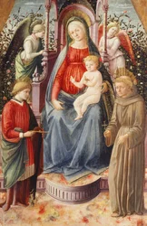 A Madonna e o Menino com os Santos Julian e Francis,