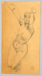 Esboço de um nu feminino