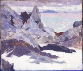 Cathedral Rock, Iona (óleo sobre tela)