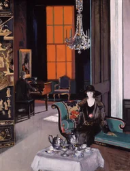 Interior: A Laranja Cega, c.1928 (óleo sobre tela)