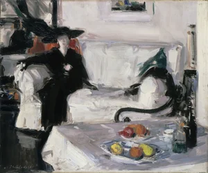 Interior com figura