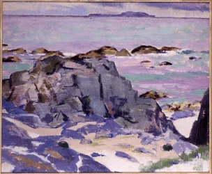 Lunga de cima das sereias, Iona (óleo sobre tela)