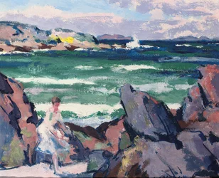 Vento Norte, Iona (The Bather) (óleo no painel)