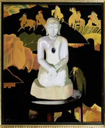 O Buda (preto e dourado), c. 1929-30