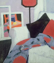 O sofá branco, 7 Ainslie Place, c.1915