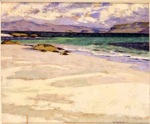 The White Strand, Iona (óleo sobre tela)