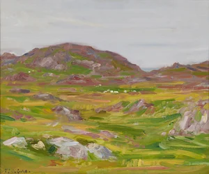 Planaltos de Iona (óleo a bordo)