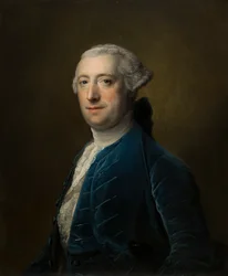 Retrato do Coronel Kinnear, do 50º Regimento do Pé, c.1746-70 (óleo sobre tela)