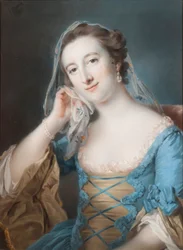 Retrato de Elizabeth, filha de Sir Edward Hulse, 1º Baronete, 1755 (pastel sobre papel)