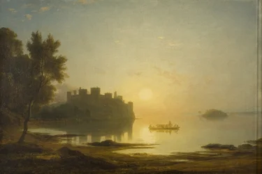 Conway Castle, c.1825 (óleo sobre tela)