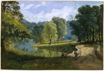 O Frome em Stapleton, c.1823 (aguarela e corpinho sobre papel)