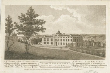 Fábrica do Soho: gravura pontilhada em tinta marrom, nº [c 1800]
