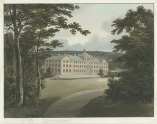 Fábrica do Soho: pintura em aquarela com contorno de tinta, nd [c 1798]