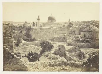 Jerusalém a partir da muralha da cidade