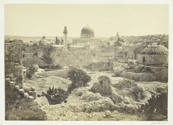 Jerusalém da Muralha da Cidade, 1857.