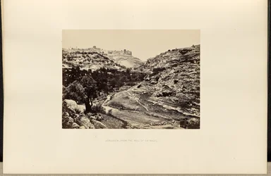 Jerusalém, do poço de En-Rogel