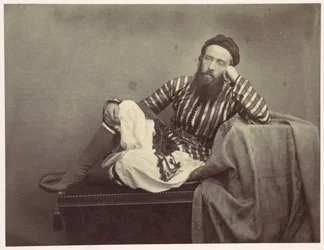 Retrato, traje de Verão turco