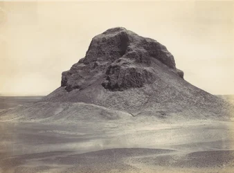Pirâmide em Dahshûr, ca. 1857.