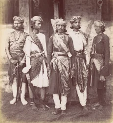 Rajputs, década de 1870.