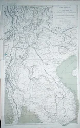 Mapa da Indochina do 
