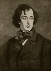 Retrato de Benjamin Disraeli, ilustração da &39;Hutchinson&39;s Story of the British Nation&39;, c.1923