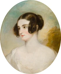 Retrato do Hon. Henrietta Maria Forester, Lady Albert Conyngham (1809-1833), c.1829-33 (óleo sobre tela)