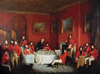 O café da manhã Melton Hunt