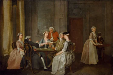 Jogando na Quadrilha, 1740-50.