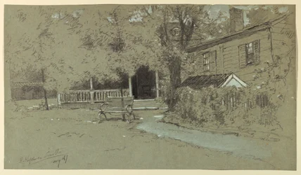 A antiga casa de Hopkinson, Bordentown, NJ