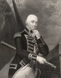 Almirante Lord Cuthbert Collingwood, obra de W. Finden, da National Portrait Gallery, volume III, publicada em 1835