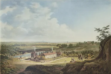 Uma visão de Hampstead Heath olhando para Londres, 1804