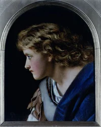 Cabeça de uma menina