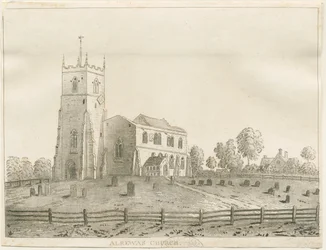 Igreja de Alrewas: gravura em água-tinta, sd [ 1848]