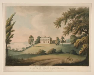 Monte Vernon na Virgínia / The Seat of the late Lieu.t General George Washington