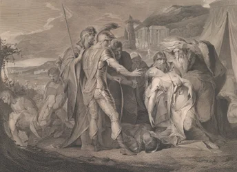 Rei Lear chorando sobre o corpo de Cordelia Shakespeare, Rei Lear, Ato 5, Cena..., 1º de agosto de 1792.
