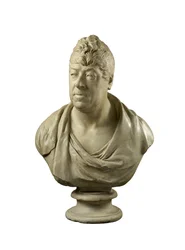 Busto de Thomas Johnes de Hafod, MP, FRS, 1811 (gesso)