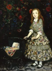 Doll Land Nurse 1925 (Óleo sobre painel)