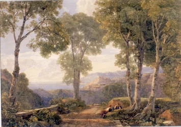 Paisagem (wc em papel wove)