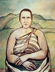 Gertrude Stein (1874-1946) (óleo sobre tela)