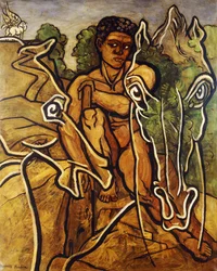 Hércules e os seus cavalos; Hercule et ses Coursiers