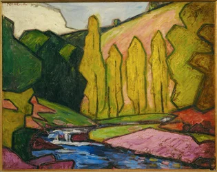 Nas margens do rio Creuse (pintura sobre tela)