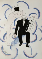 Ballet Relache de Erik Satie, c1924 (desenho)