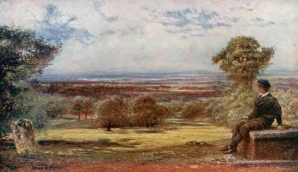 Byron&39;s &39;túmulo&39; em Harrow, onde ele se sentou como um menino