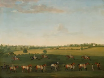 Série de cavalos de corrida de Sir Charles Warre Malet em exercício