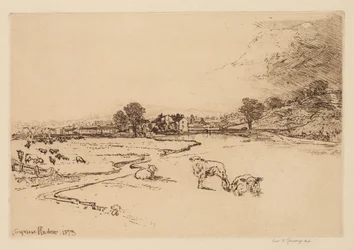 Abadia de Sawley, 1873.